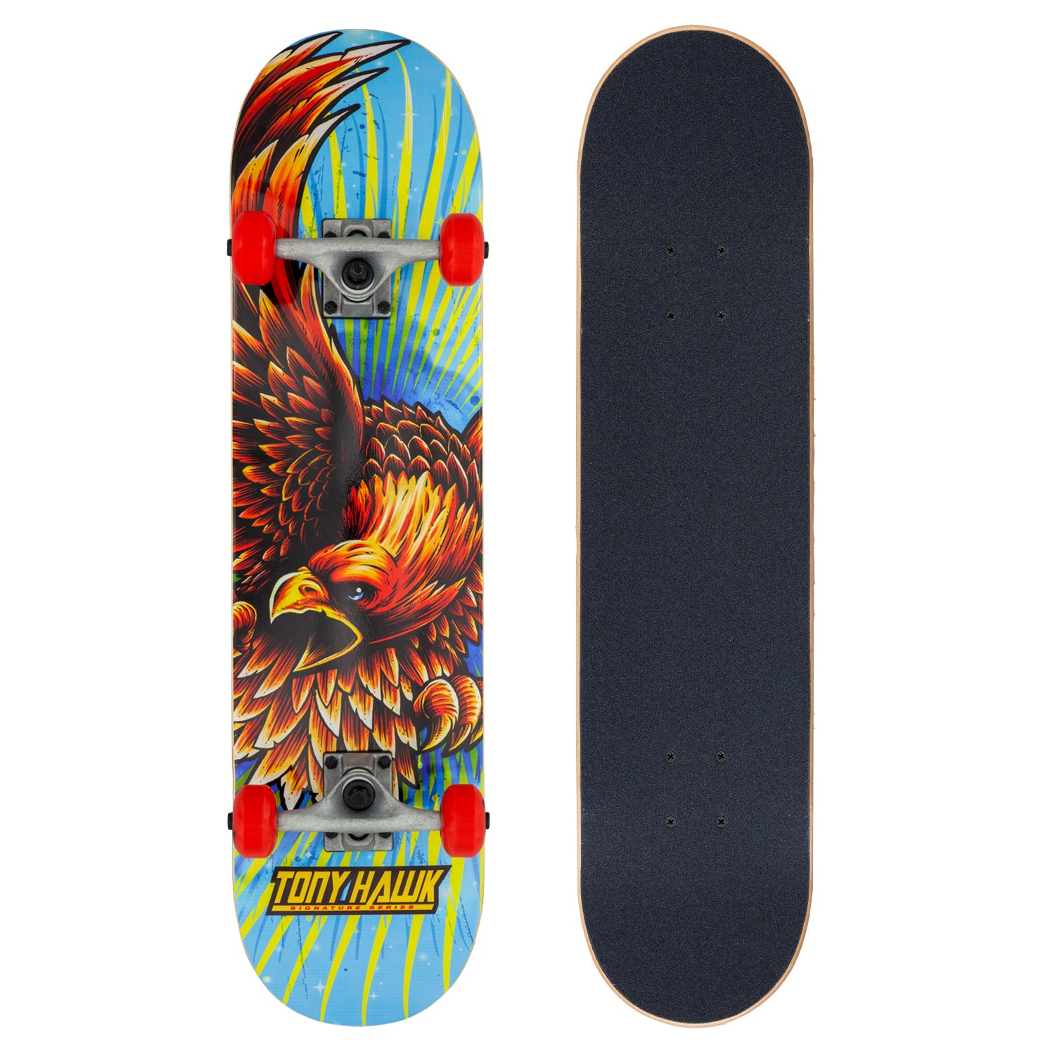 Skateboards Tony Hawk 180 - Skateboard complet Wingspan - motif ailes déployées - 8" 65143 Skateboards Tony Hawk 180 - Skateboard complet Wingspan - motif ailes déployées - 8" 65143